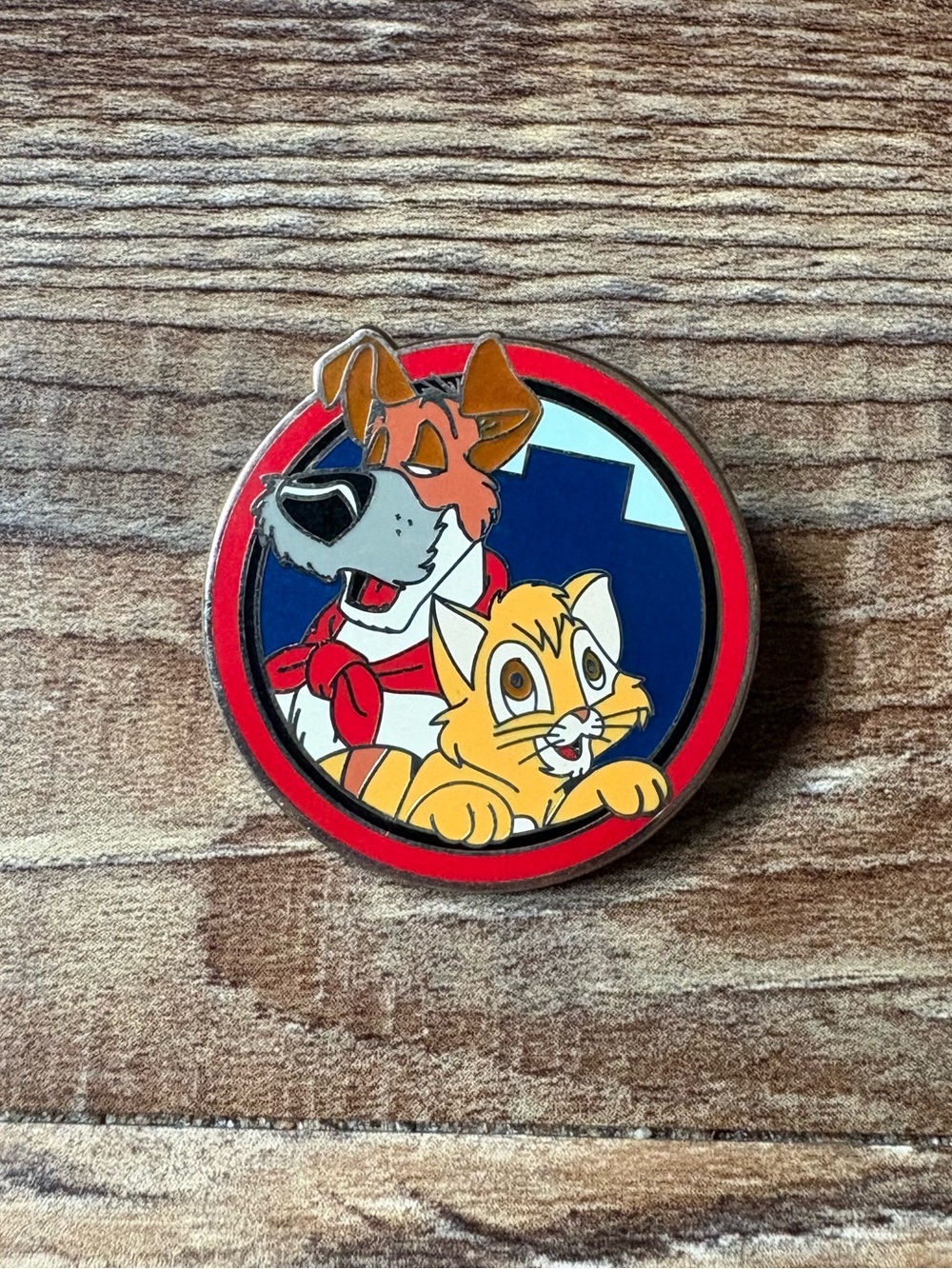 Disney Oliver & Company Dodger and Oliver Best Friends Mystery Trading Pin